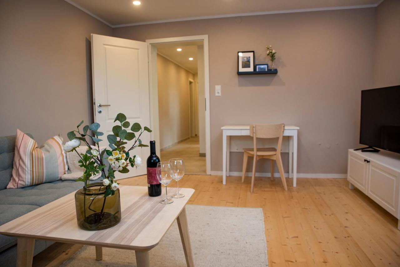 Moderne Wohnung Im Gruenen Mit Privatem Garten Donaueschingen Esterno foto
