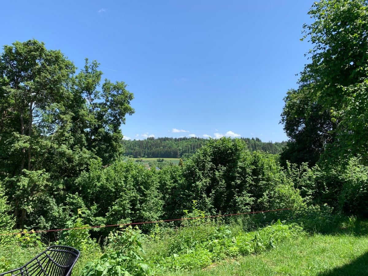 Moderne Wohnung Im Gruenen Mit Privatem Garten Donaueschingen Esterno foto